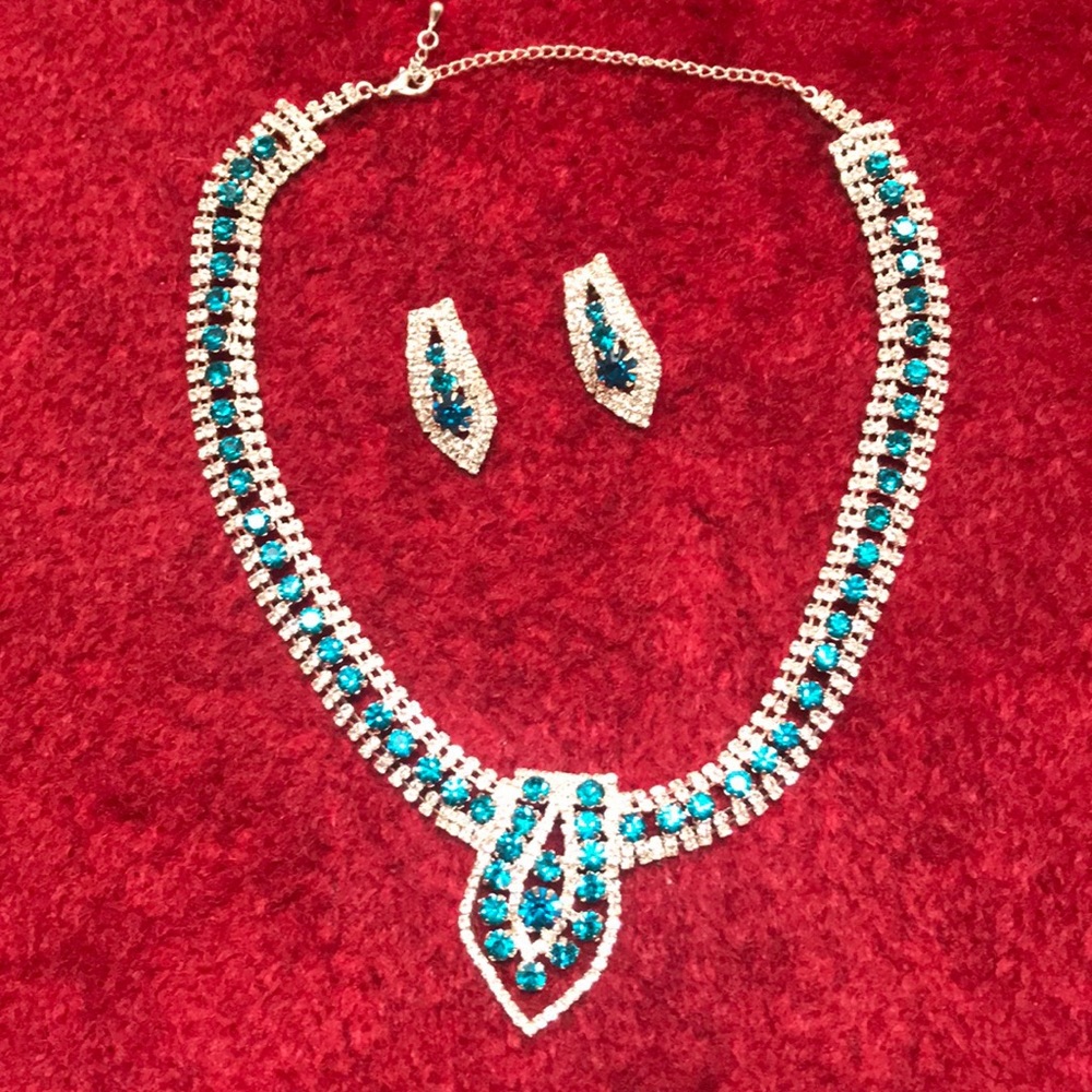 Necklace and matching earrings